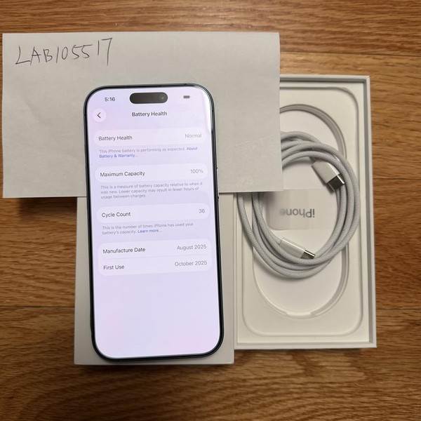 Apple iPhone 17 - Unlocked, 512 GB, Mist Blue, A3258