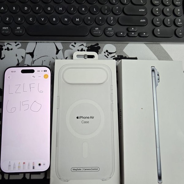 Apple iPhone Air - Unlocked, 256 GB, Sky Blue, A3260