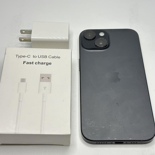 Apple iPhone 15 - Unlocked, 256 GB, Black, A2846
