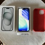 Mint Apple iPhone 15 - Unlocked, 128 GB, Black, A2846