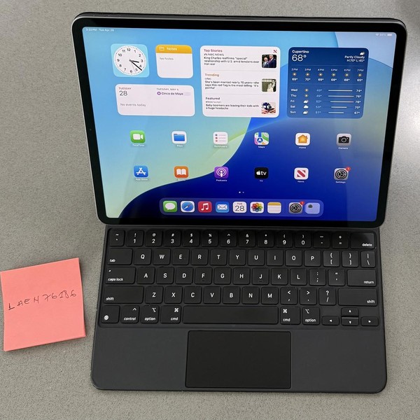 Apple iPad Pro 12.9 inch 4th Gen 2020 - Wi-Fi, 128 GB, Gray, A2229