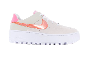 Nike Air Force 1 Sage Low Light Bone Hyper Crimson (Women's) for sale
