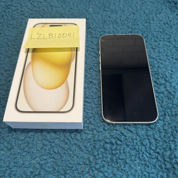 Apple iPhone 15 - Unlocked, 128 GB, Yellow, A2846