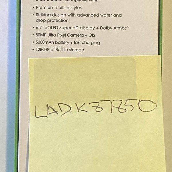 Moto G Stylus 5G (2025) - Cricket, 128 GB, Gibraltar Sea, 8 GB