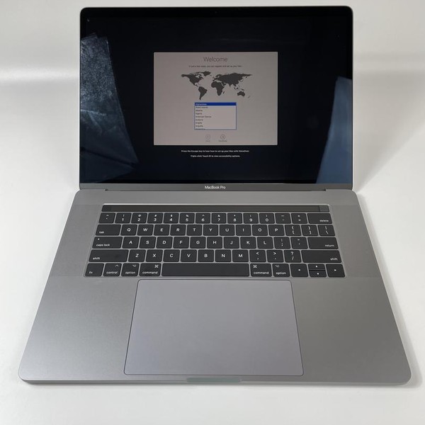 MacBook Pro 2017 (With Touch Bar) - 15 inch - 512 GB, Gray, 16 GB, Intel Core i7