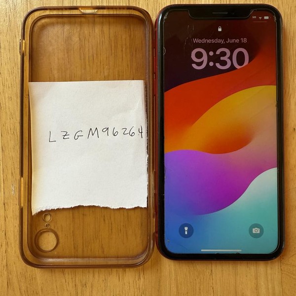 Apple iPhone Xr - Unlocked, 128 GB, Red, A1984