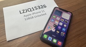Fair
													Apple iPhone 11 - Unlocked, Black, 128 GB, A2111, photo 1 of 6