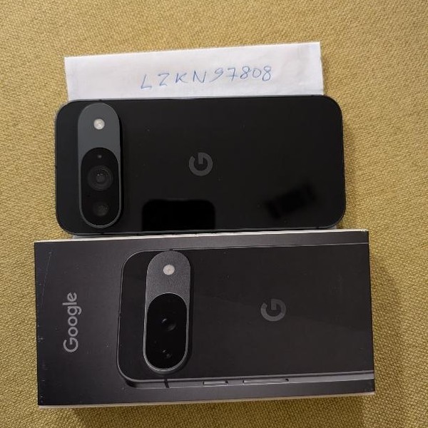 Google Pixel 9 - Unlocked, 128 GB, Obsidian, 12 GB, G2YBB