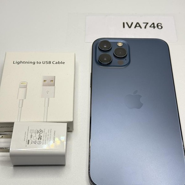 Apple iPhone 12 Pro Max - Unlocked, 256 GB, Pacific Blue, A2342