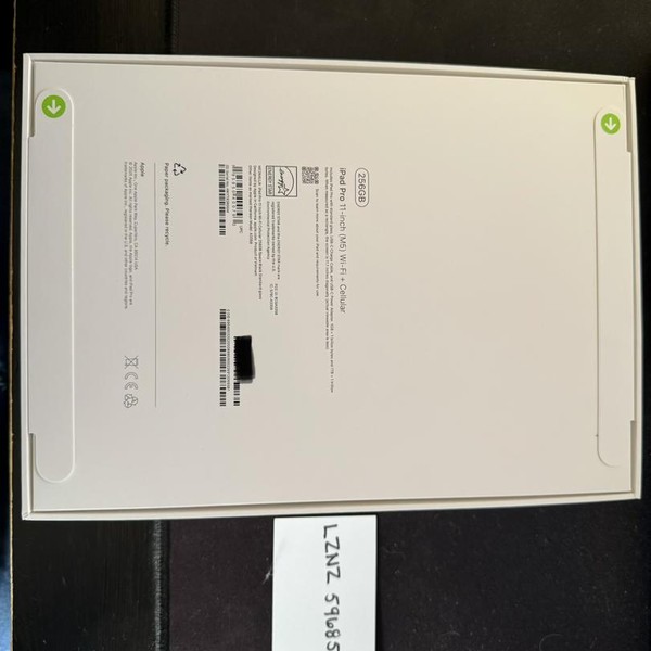 Apple iPad Pro 11 inch (M5) 2025 - Unlocked, 256 GB, Space Black, Apple M5 9-Core, A3358, Standard Glass