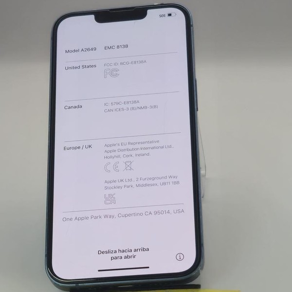 Apple iPhone 14 - AT&T, 128 GB, Blue, A2649