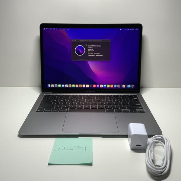 MacBook Air 2020 - 13 inch - Apple M1, Gray, 512 GB, 8 GB
