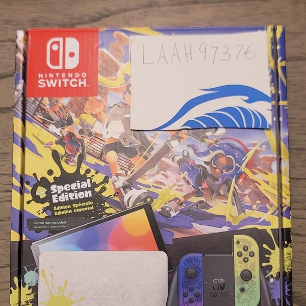 Nintendo Switch - OLED - 64 GB, White, Splatoon 3