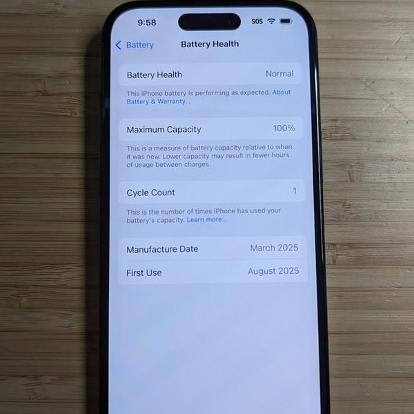 Apple iPhone 15 - Unlocked, 128 GB, Black, A2846
