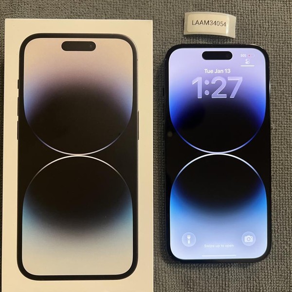 Apple iPhone 14 Pro - Unlocked, 128 GB, Black, A2650