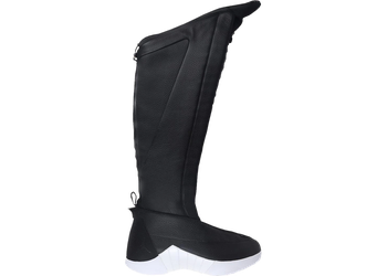 Jordan 15 Retro Boot PSNY Black Leather (Women's) for sale