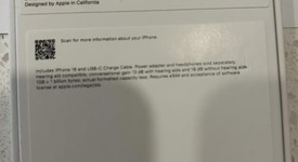 New
													Apple iPhone 16 - Verizon, White, 256 GB, A3081, photo 2 of 3