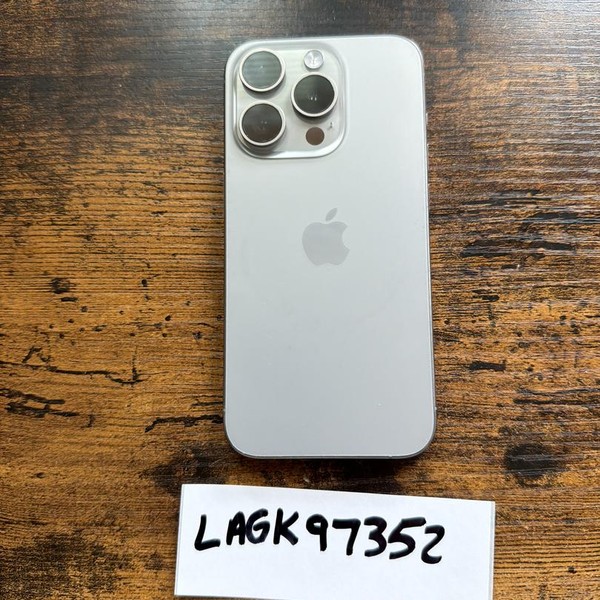 Apple iPhone 15 Pro - Unlocked, 256GB, Natural, A2848 - LAGK97352