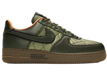 Nike Air Force 1 Low Quilted Satin Pack Cargo Khaki for sale