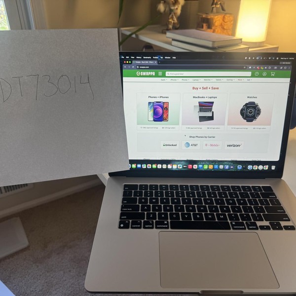 MacBook Air 2023 (M2) - 15 inch - 256 GB, Starlight, 8 GB, Apple M2