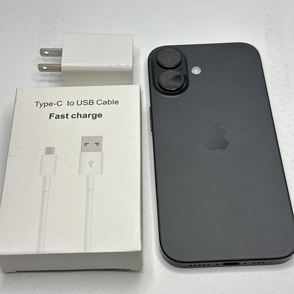 Apple iPhone 16 - Unlocked, 256 GB, Black, A3081