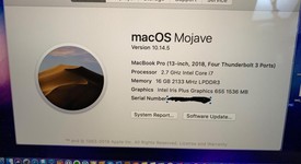 Mint
													MacBook Pro 2018 (With Touch Bar) - 13" - I7, Gray, 1 TB, 16 GB, photo 4 of 9