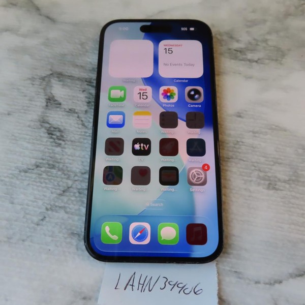 Apple iPhone 15 - Unlocked, 128 GB, Black, A2846