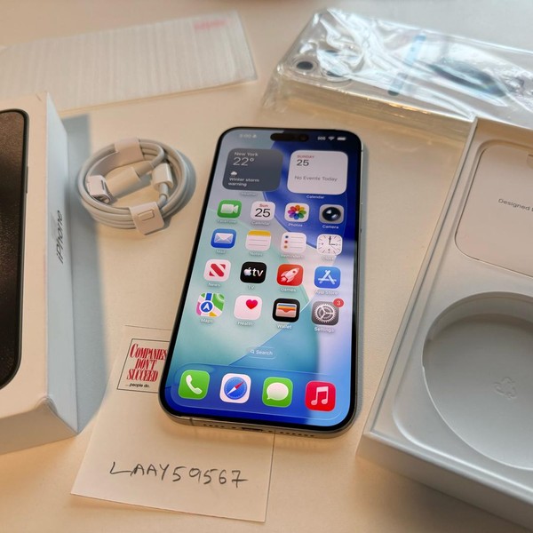 Apple iPhone 15 Pro Max - Unlocked, Natural, 256 GB, A2849