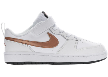 Nike Court Borough Low 2 White Metallic Bronze (PS) for sale