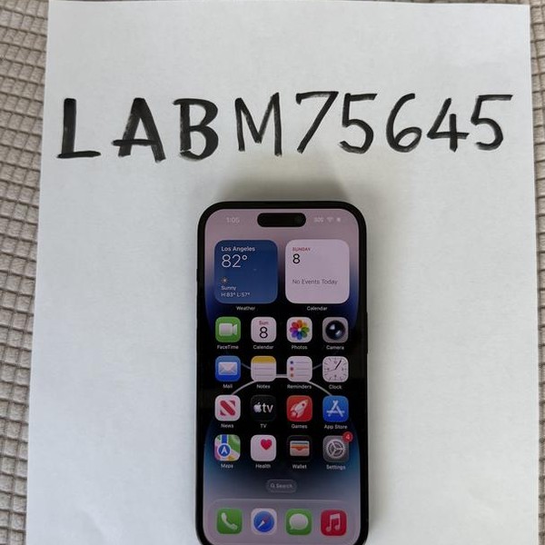 Apple iPhone 14 Pro - Unlocked, 128 GB, Black, A2650