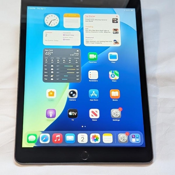 Apple iPad 9th Gen - Wi-Fi, 256 GB, Gray, A2602