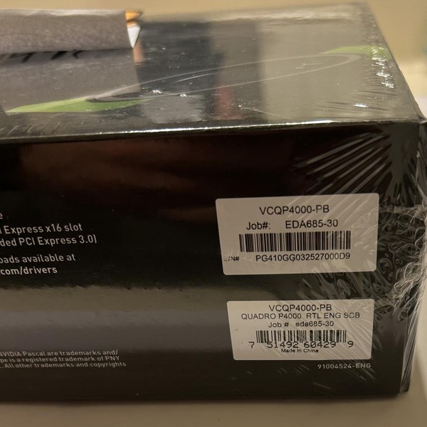 Nvidia Quadro P4000 - VCQP4000-PB