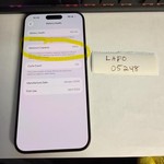 Mint Apple iPhone 15 Pro Max - T-Mobile, 256 GB, Black, A2849