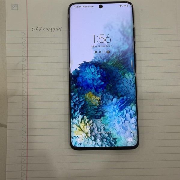 Samsung Galaxy S20 Plus 5G - Unlocked, 128 GB, Black, 12 GB, SM-G986U1