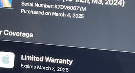 Good
													MacBook Air 2024 (M3) - 13" - Apple M3, Midnight, 512 GB, 24 GB, 10-core GPU, photo 4 of 11