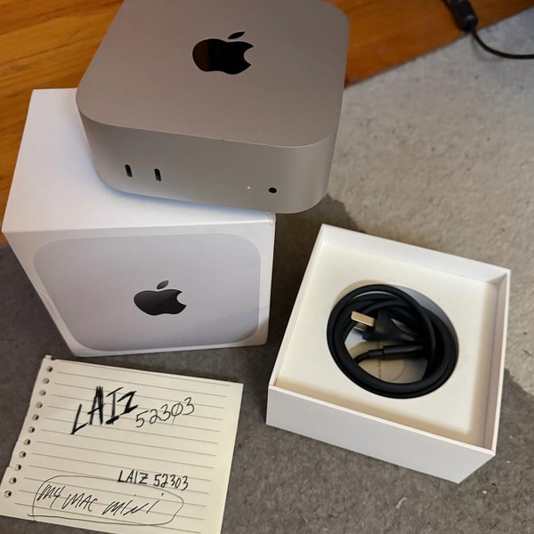 Mac Mini 2024 - 256 GB, 16 GB, Apple M4
