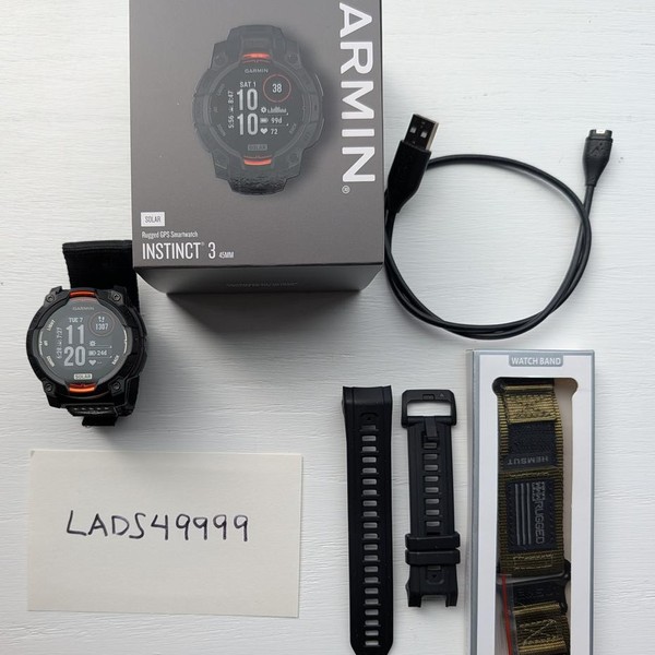 Garmin Instinct 3 - Black, SOLAR