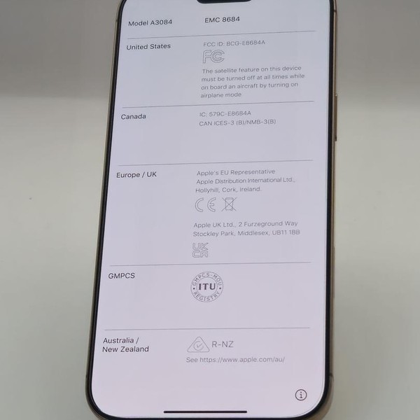 Apple iPhone 16 Pro Max - Unlocked, 256 GB, Desert, A3084