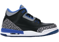 Jordan 3 Retro Sport Blue (GS) for sale