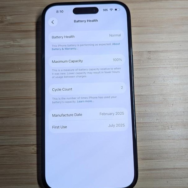 Apple iPhone 15 - Unlocked, 128 GB, Black, A2846