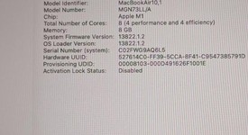 Good
													MacBook Air 2020 - 13" - Apple M1, Gray, 512 GB, 8 GB, photo 4 of 9