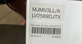 New
													Mac Studio 2022 - Apple M1 Max, 512 GB, 32 GB, 32 Core GPU, photo 1 of 9