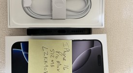 Mint
													Apple iPhone 16 Pro Max - Verizon, Black, 512 GB, A3084, photo 2 of 13