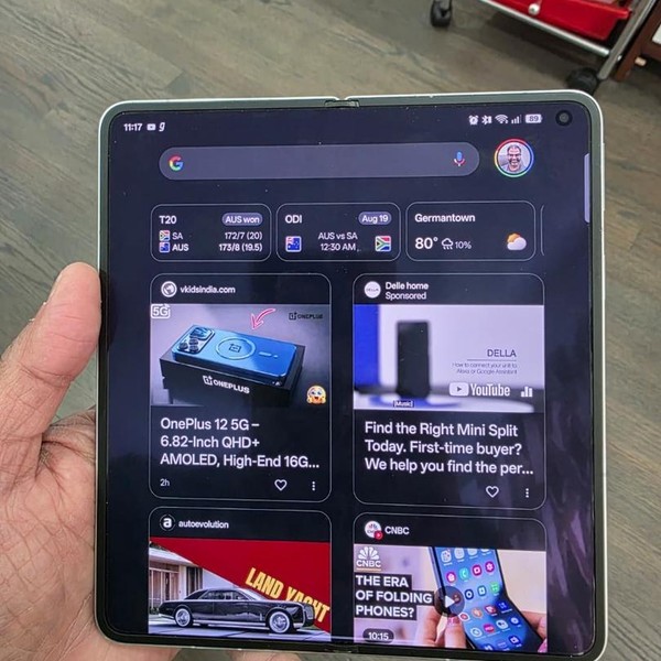 Oppo Find N5 - Unlocked Non-US, 512 GB, Misty White, 16 GB