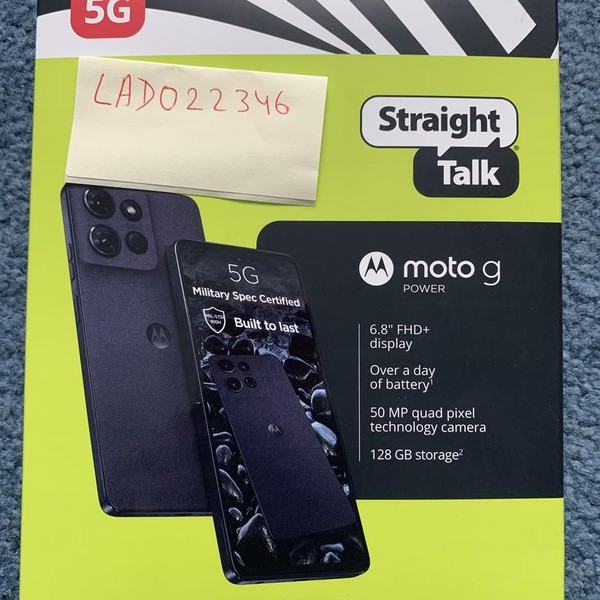 Moto G Power 5G (2025) - Straight Talk, 128 GB, Slate Gray, 8 GB