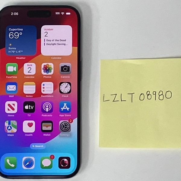 Apple iPhone 15 Pro - Verizon, 128 GB, Blue, A2848