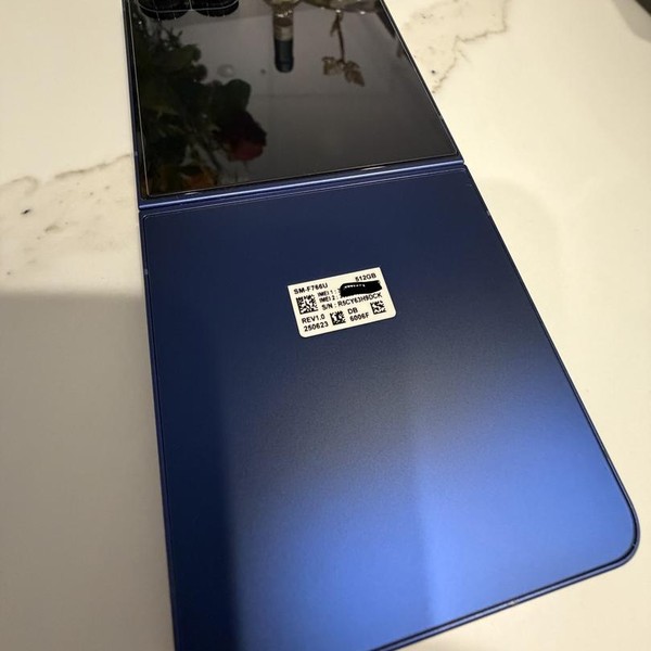 Samsung Galaxy Z Flip7 - T-Mobile, 512 GB, Blue Shadow, 12 GB, SM-F766U