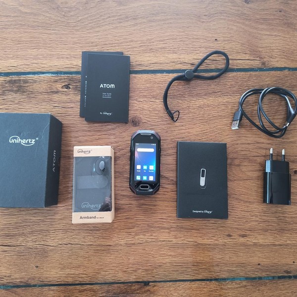 Unihertz Atom - Unlocked, 64 GB, Black, 4 GB