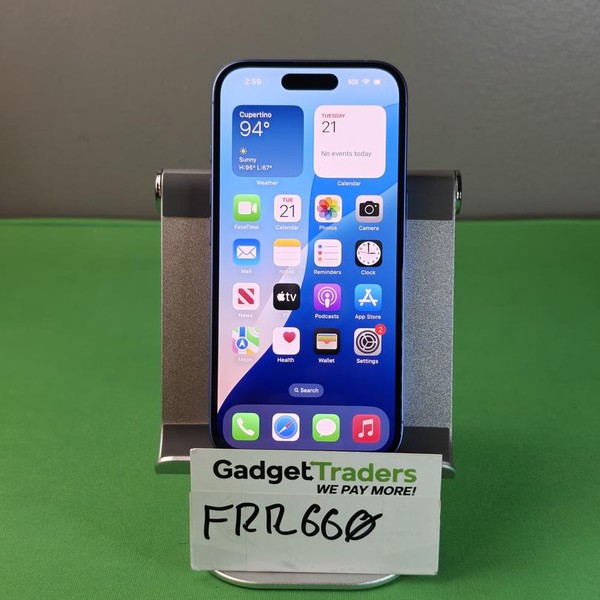 Apple iPhone 16 - T-Mobile, 256 GB, Ultramarine, A3081