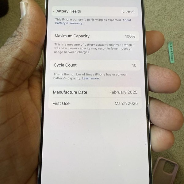 Apple iPhone 16 Pro - Unlocked, 128 GB, White, A3083